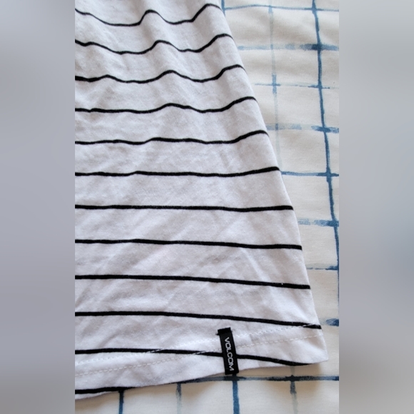 Volcom, strapless, open back, striped, sun dress, M - Picture 6 of 9